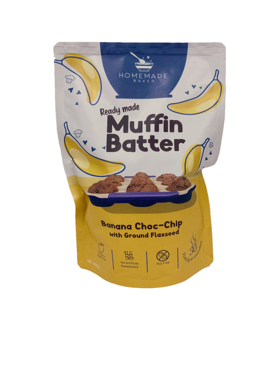 Banana Choc-Chip Muffin Batter
